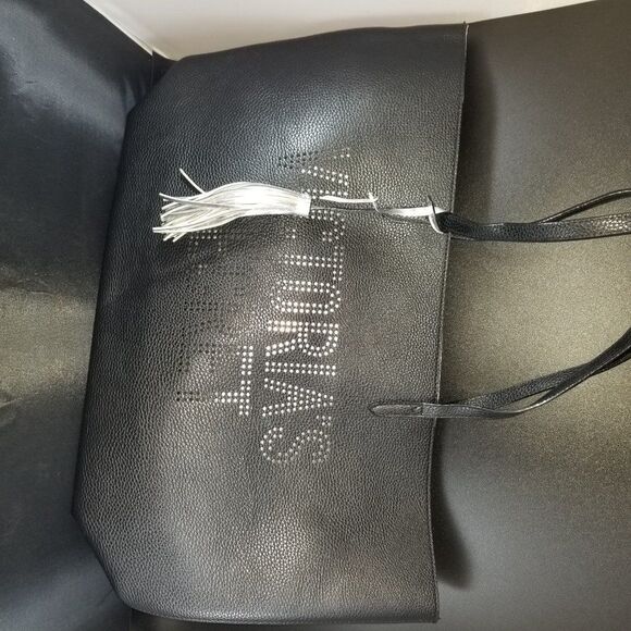 BRAND NEW BLACK VICTORIA SECRET TOTE BAG - Picture 5 of 16